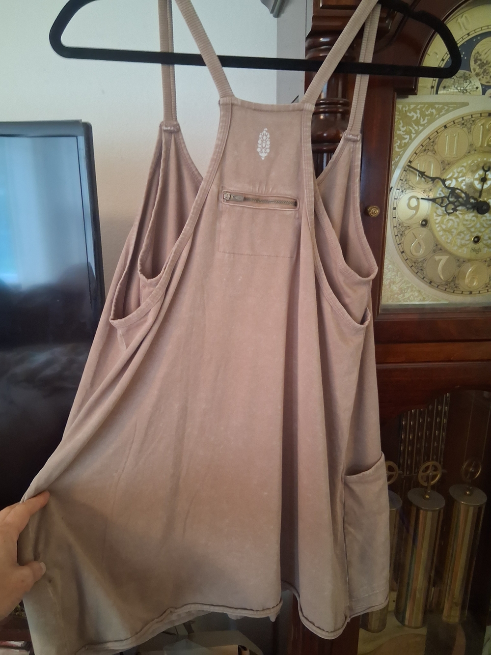 Free People Taupe Romper Dress - Picture 4 of 9